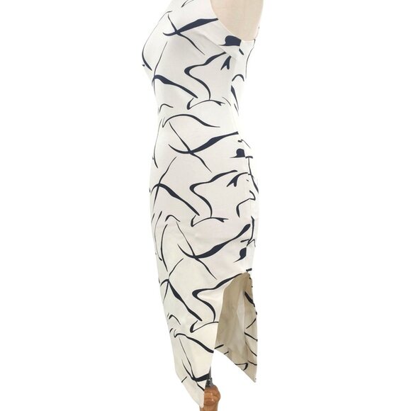 Elliatt S Dress Asymmetrical Dusk Sheath Sleeveless High Neck Evening Party - Picture 6 of 14